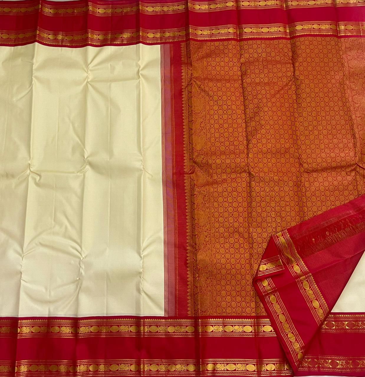 Pure Kanchipuram Handloom Bridal Silk Saree